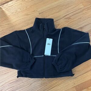 Alo Yoga Polar Fleece Game Time Full Zip Jacket
